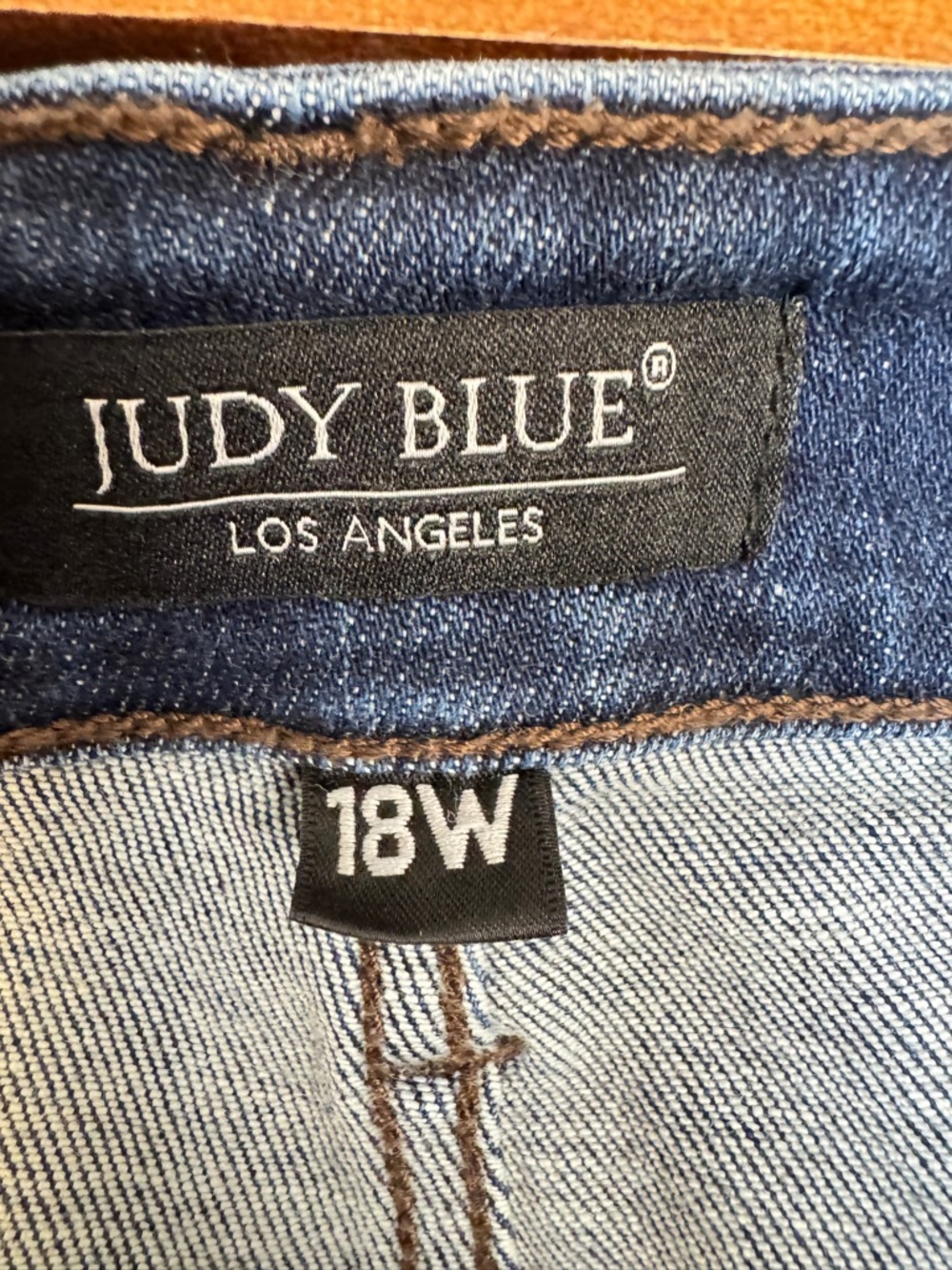 Judy Blue Miles City Mid Rise Slim Fit Dark Blue JB82428 DK-PL Size 18W - Picture 5 of 13